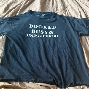 Black Booked Busy & Unbothered Graphic T-Shirt